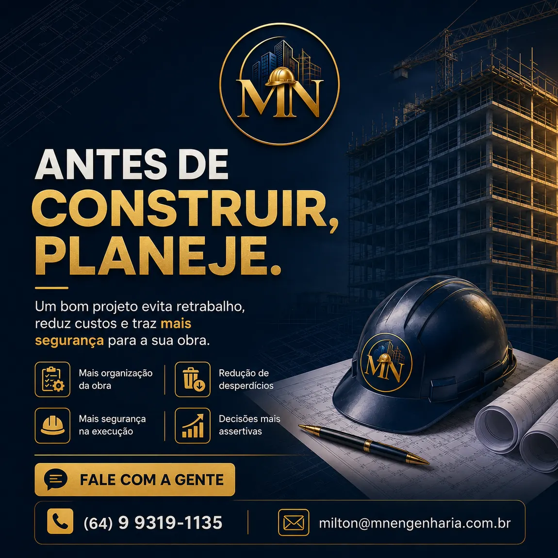 Gerenciamento e planejamento de obra